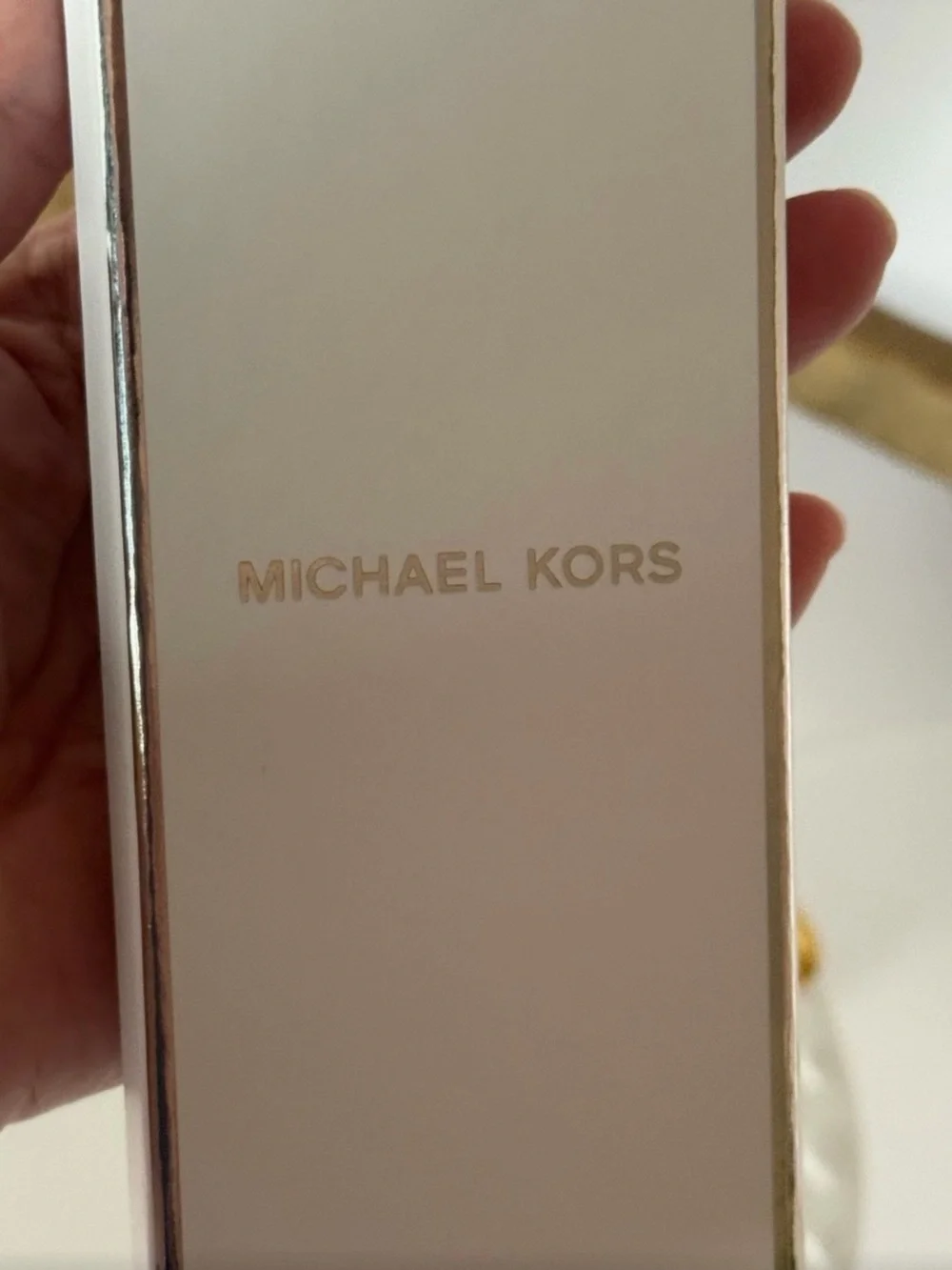 Michael Kors NWT Black & Gold Braided Leather Bag Charm